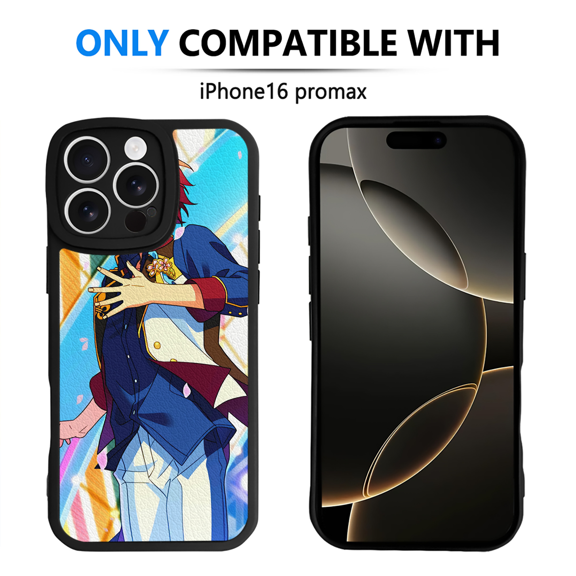 （画像用） あんさんぶるスターズ! Ensemble Stars 【iPhone 16シリーズ対応】シリコンスマホケース（レザー調） 材質：シリコン